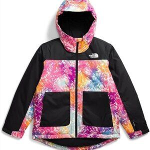 Youth The North Face Girls' FreedomInsulated Jacket, Radiant Print, XLarge